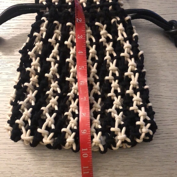 Clare V. Los Ángeles Stylish Black and White Women's Bag - Picture 8 of 14